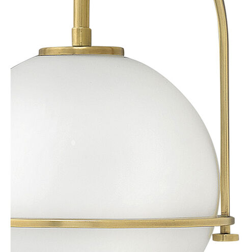 Somerset LED 12 inch Heritage Brass Indoor Pendant Ceiling Light