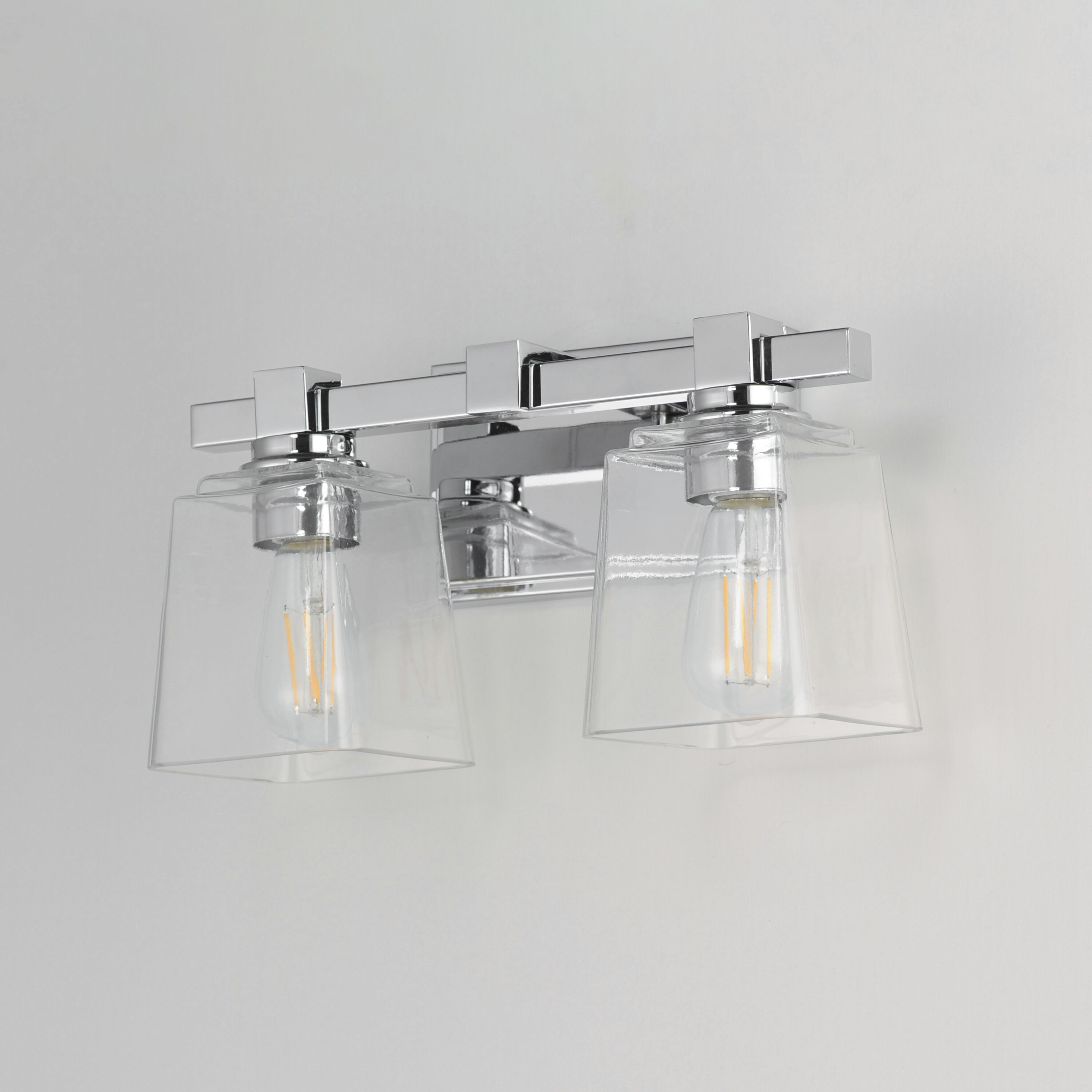 Cubos 2 Light 14 inch Polished Chrome Wall Sconce Wall Light