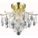 Amelia 3 Light 16 inch Gold Flush Mount Ceiling Light