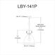 Liberty 1 Light 13.75 inch Matte Black Pendant Ceiling Light 