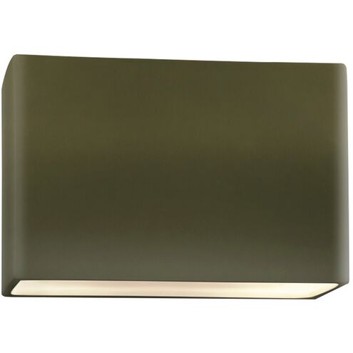 Ambiance LED 16.5 inch Matte Green ADA Wall Sconce Wall Light