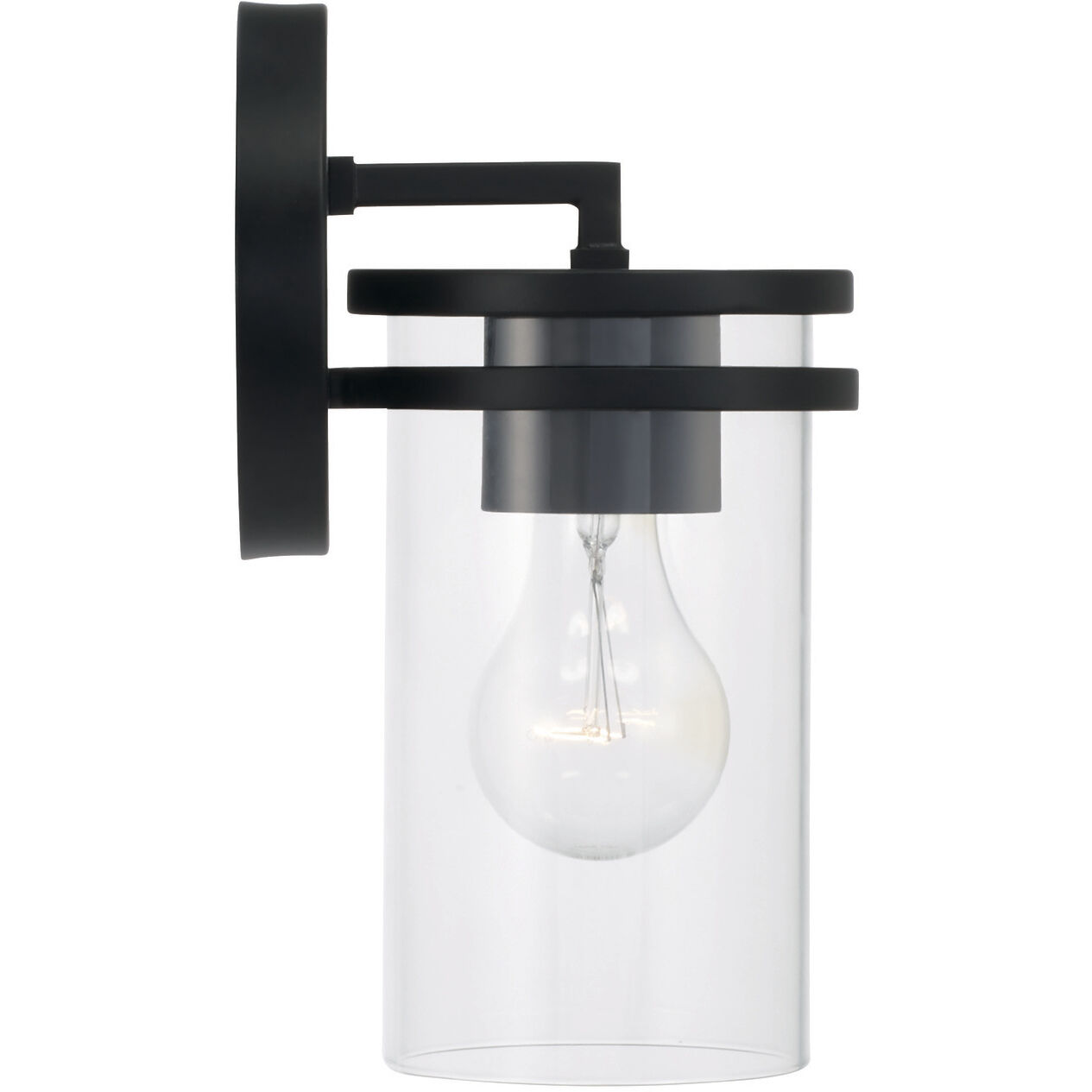 Fuller 1 Light 5 inch Matte Black Sconce Wall Light