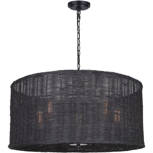 Remee 5 Light 23 inch Black Chandelier Ceiling Light