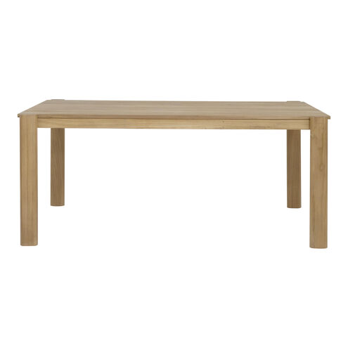 Tempo 71 X 39 inch Natural Outdoor Dining Table
