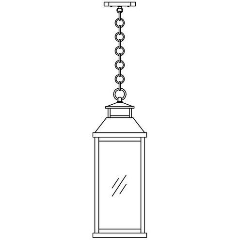 Canterbury 3 Light 7 inch Bronze Pendant Ceiling Light in Clear Seedy