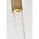 Weston 5 Light 20 inch Satin Gold Pendant Ceiling Light