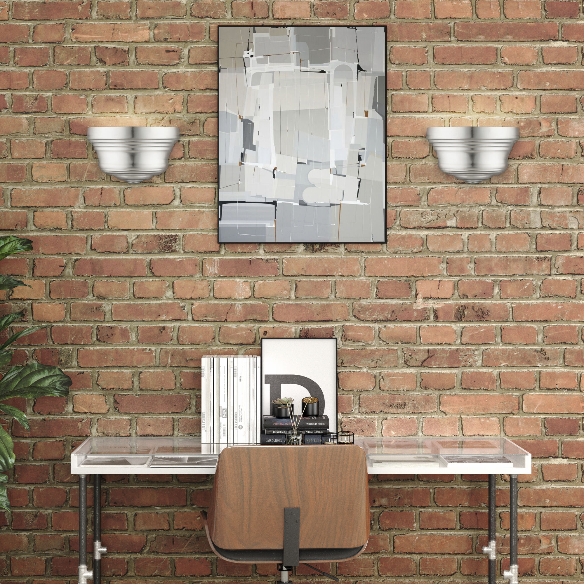 Endicott 1 Light 9.75 inch Brushed Nickel ADA ADA Sconce Wall Light