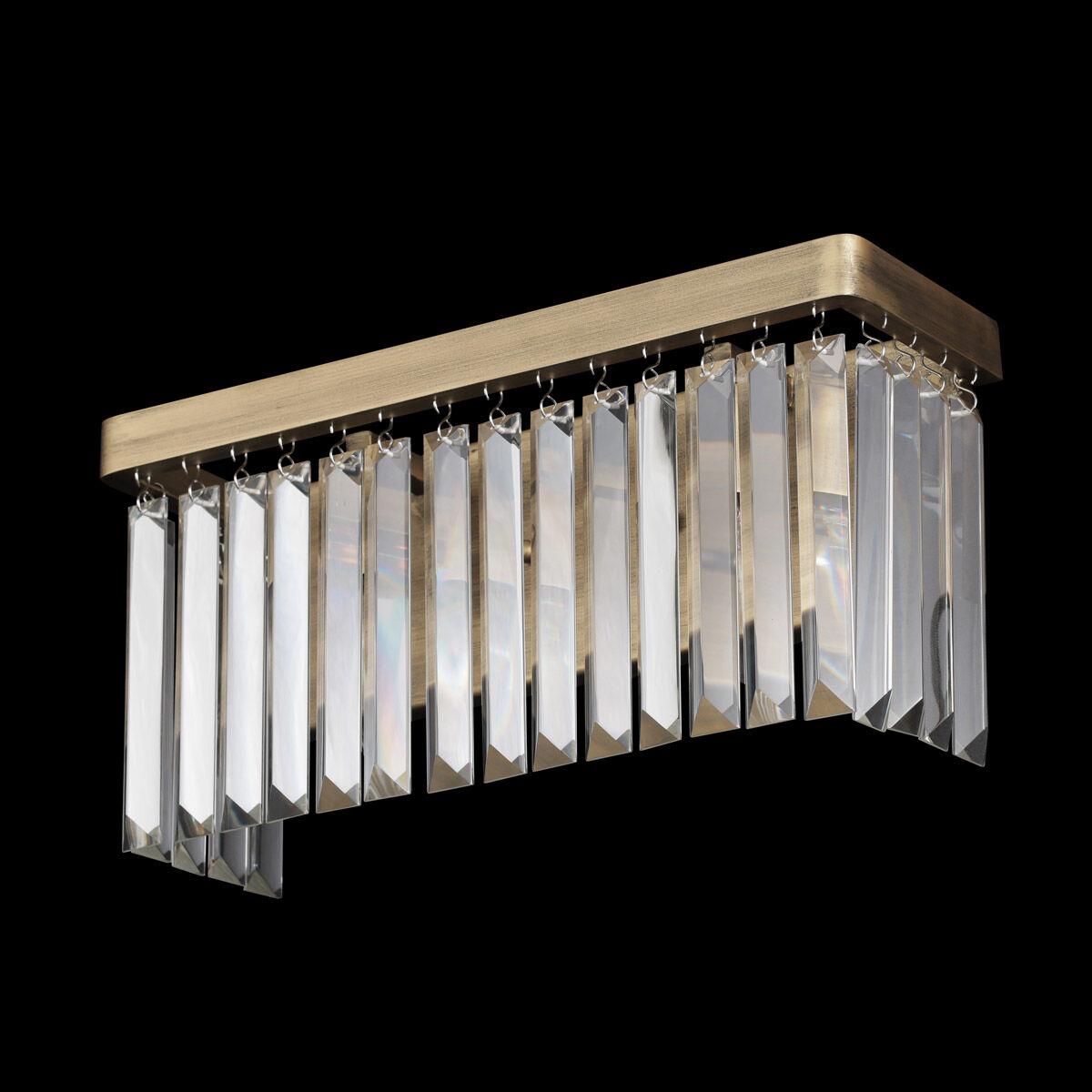 Social Club 2 Light 14.5 inch Havana Gold Bath Vanity Light Wall Light