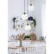 Baxter 3 Light 20 inch Satin Gold Pendant Ceiling Light