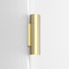 Hashira 2 Light 4.33 inch Matte Gold ADA Interior Wall Light