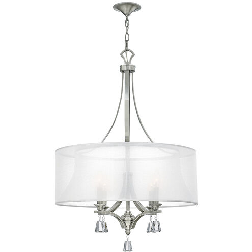 Mime LED 25 inch Brushed Nickel Chandelier Ceiling Light