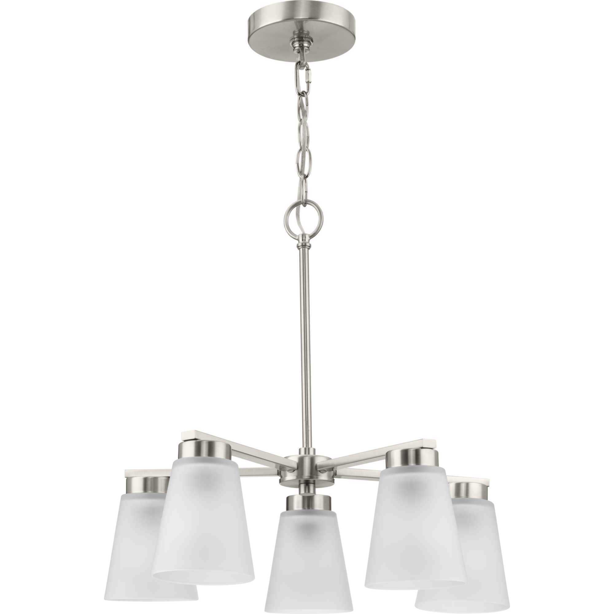 Tanner 5 Light 20.5 inch Brushed Nickel Chandelier Ceiling Light