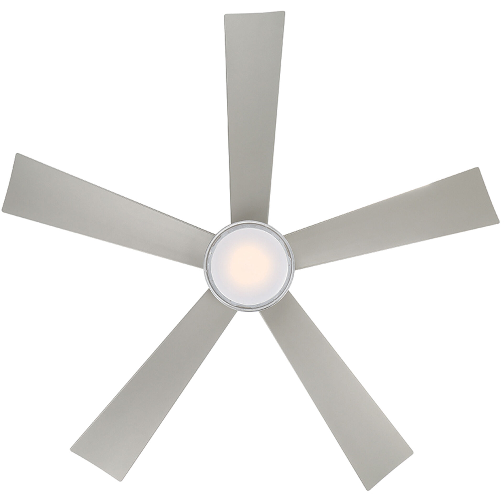 Wynd 52 inch Stainless Steel Downrod Ceiling Fan in 3500K