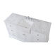 Franklin 60 X 22 X 35 inch White Bathroom Vanity Cabinet