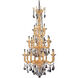 Mendelssohn 20 Light 36 inch Two Tone Gold - 24K Chandelier Ceiling Light