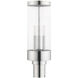 Hillcrest 3 Light 20 inch Polished Chrome Outdoor Post Top Lantern