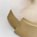 Kelly Wearstler Melange LED 7 inch Antique-Burnished Brass Sconce Wall Light