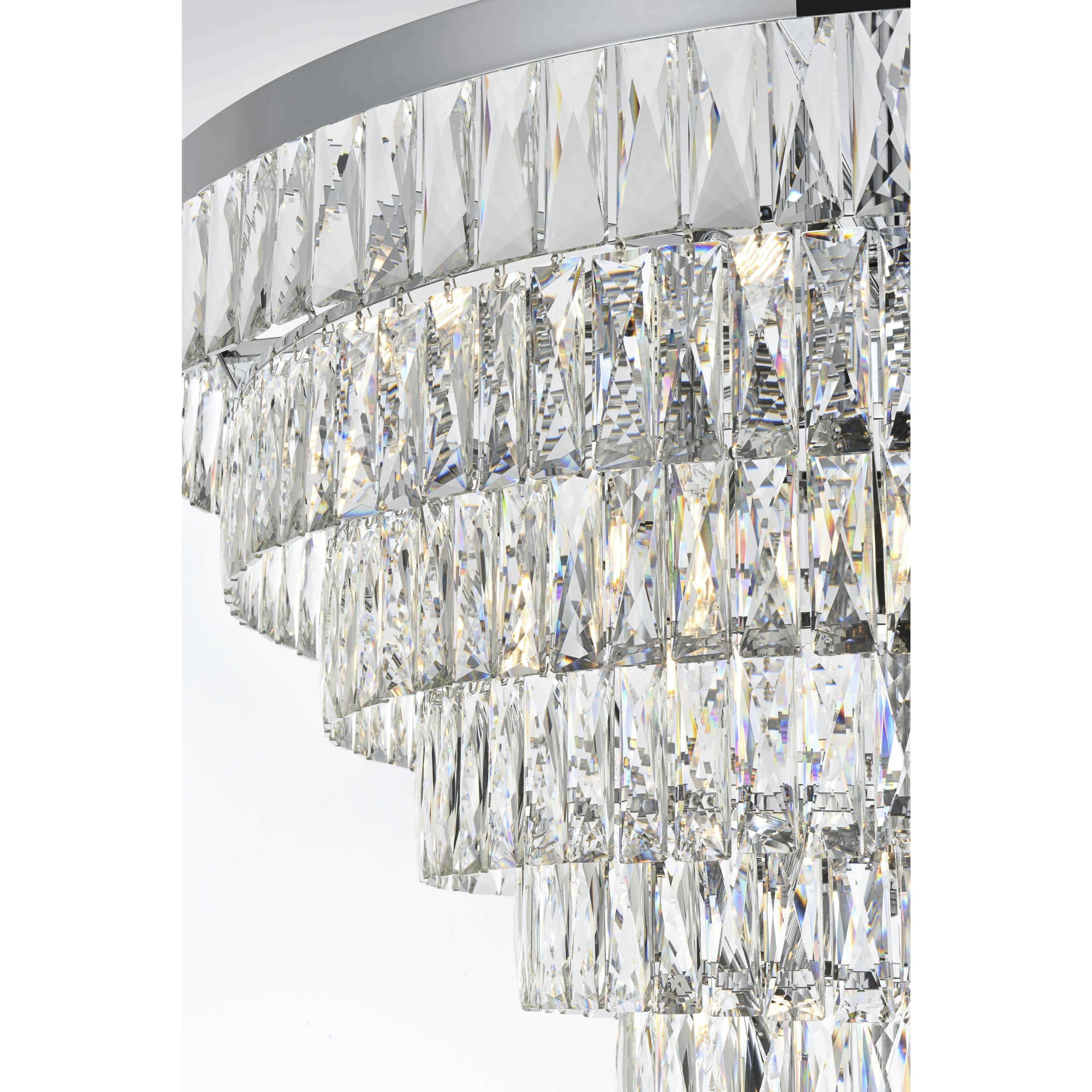 Josephine 29 Light 36 inch Chrome Chandelier Ceiling Light