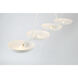Undertas 4 Light 48 inch Piastra Plaster Island Light Ceiling Light