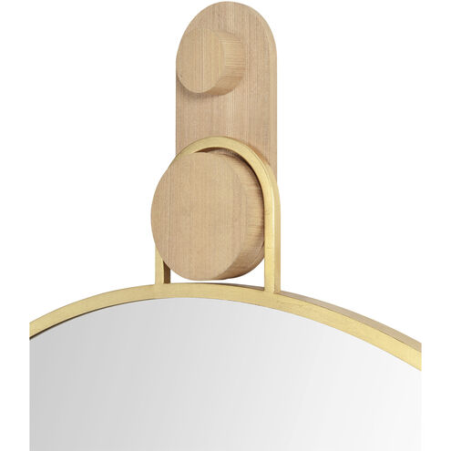 Kinsley 49 X 40 inch Clear and Gold Wall Mirror