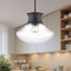Alora Mood Marcel Pendant Ceiling Light in Matte Black