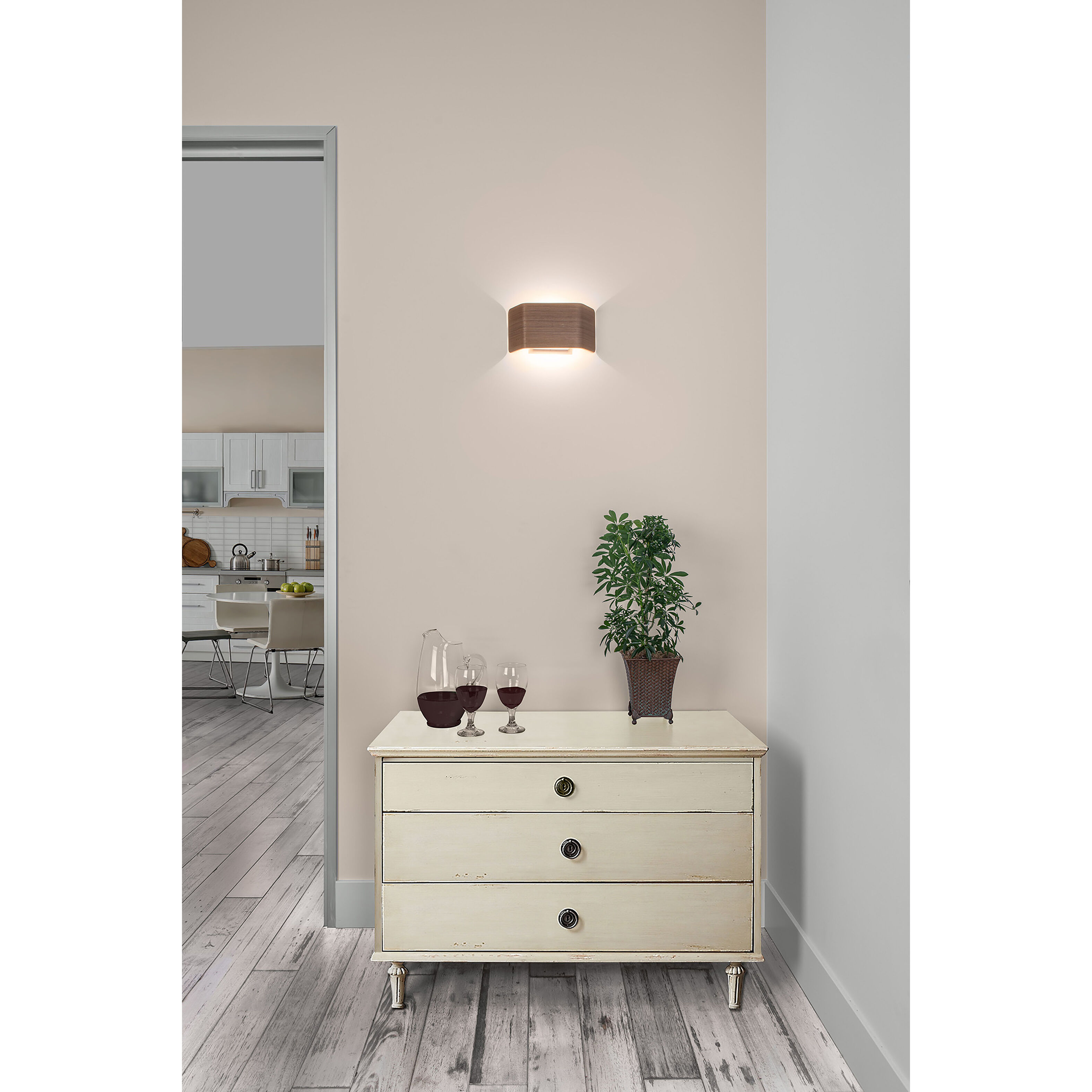 Zen LED Wall Sconce Wall Light in Black