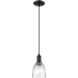 Arcadia Brookfield 1 Light 5.75 inch Matte Black Mini Pendant Ceiling Light
