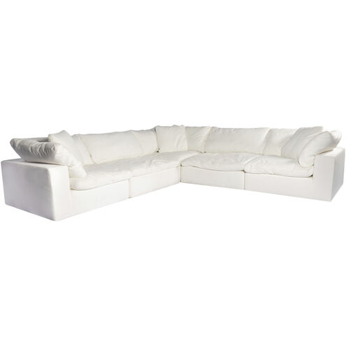 Clay White Classic L Modular Sectional