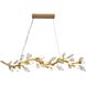Canada LED 17.7 inch Gold Chandelier Ceiling Light