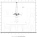 Amador 3 Light 25 inch Shiny White with Polished Chrome Accents Cluster Pendant Ceiling Light