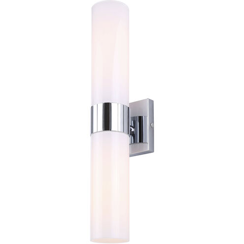 Maxine 2 Light 4.75 inch Chrome Vanity Light Wall Light