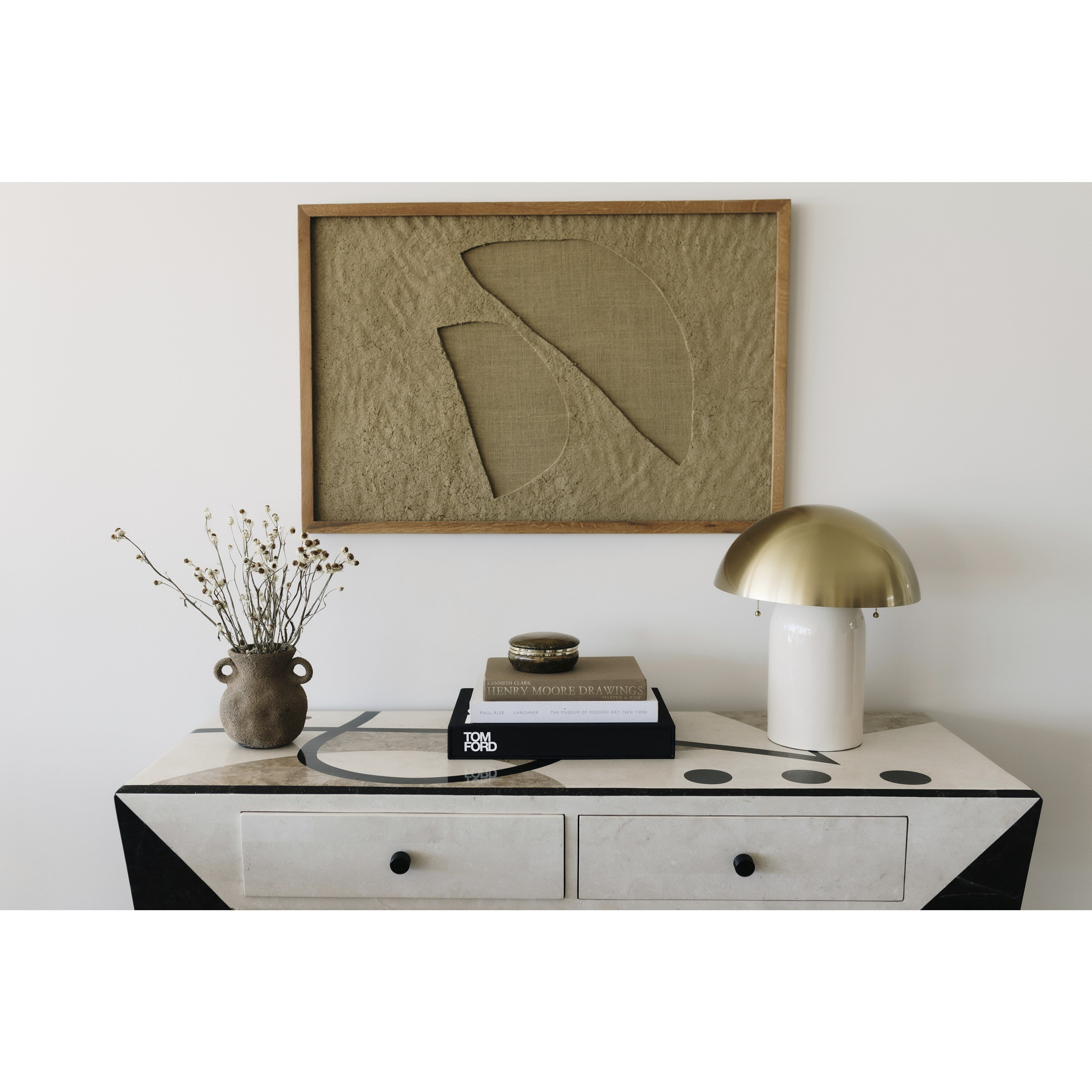 Gaia 16.5 inch 60 watt Aged Brass Table Lamp Portable Light