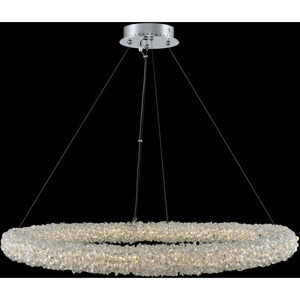 Lina LED 32 inch Chrome Pendant Ceiling Light