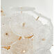 Bloom LED 19.5 inch Brass Chandelier Ceiling Light