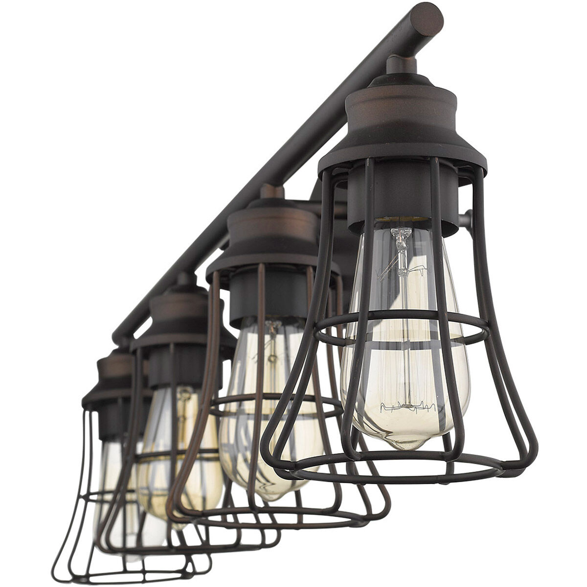 Piers 4 Light 32 inch Oil-Rubbed Bronze Vanity Light Wall Light