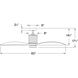 Marin 60 inch Metallic Matte Bronze with Walnut Blades Fan