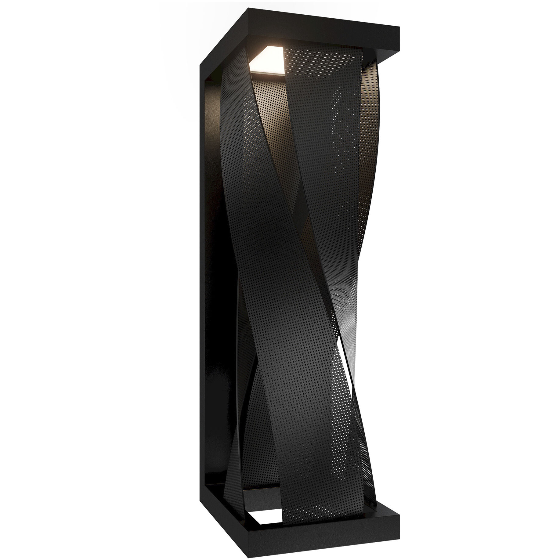 Brocade LED 26 inch Black Outdoor Wall Light, dweLED