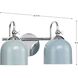 Dalton 2 Light 15 inch Polished Chrome Bath Vanity Wall Light