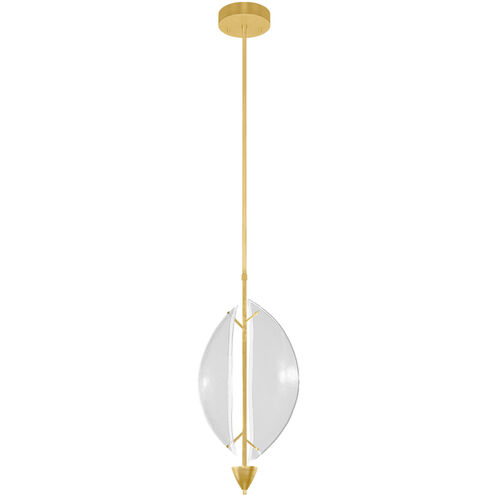 Embark 1 Light 11 inch Gold Pendant Ceiling Light