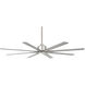Xtreme H2O 65 inch Brushed Nickel Wet Outdoor Ceiling Fan