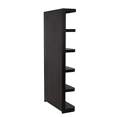 Dido Matte Black Bookcase