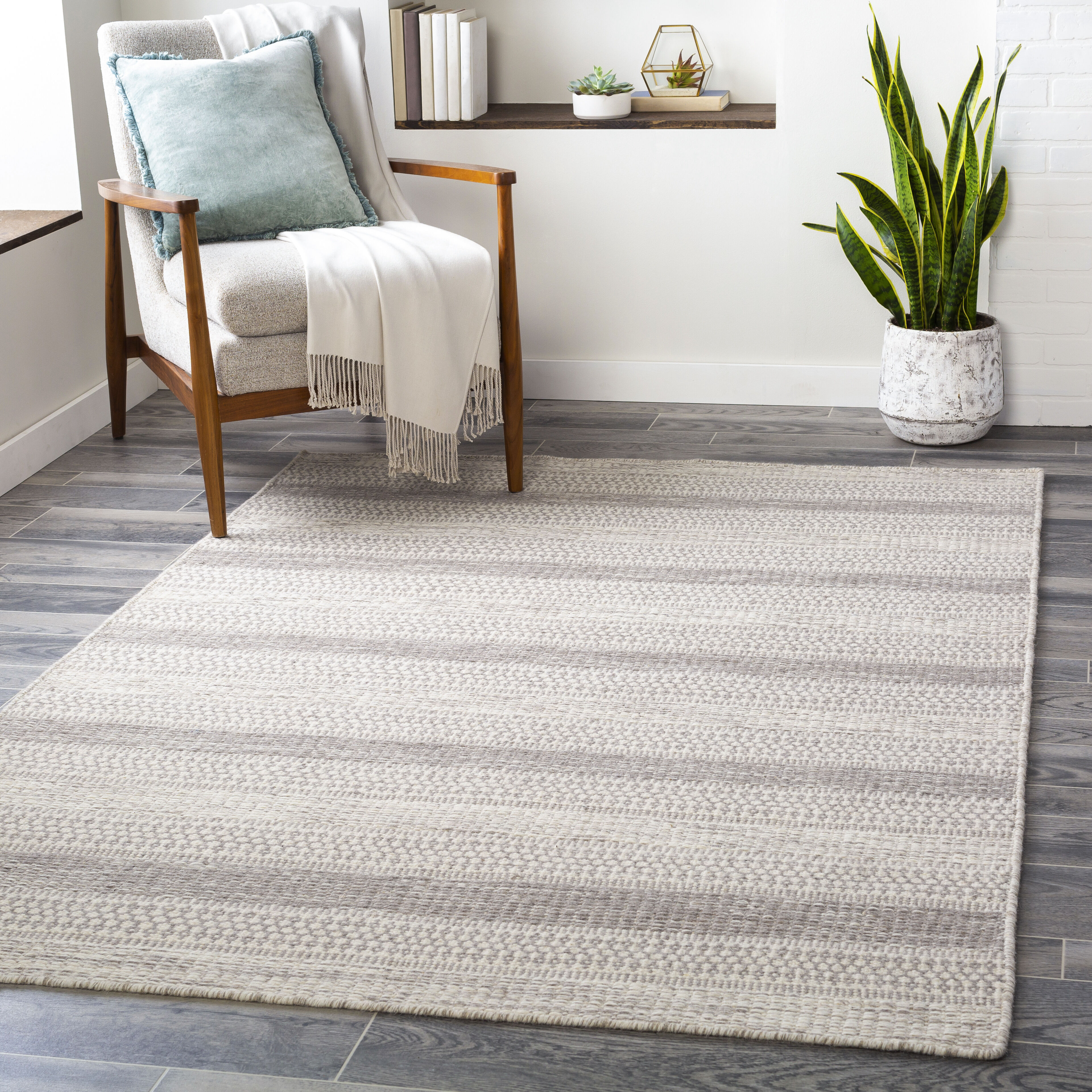 Mardin 36 X 24 inch Gray Rug in 2 x 3, Rectangle