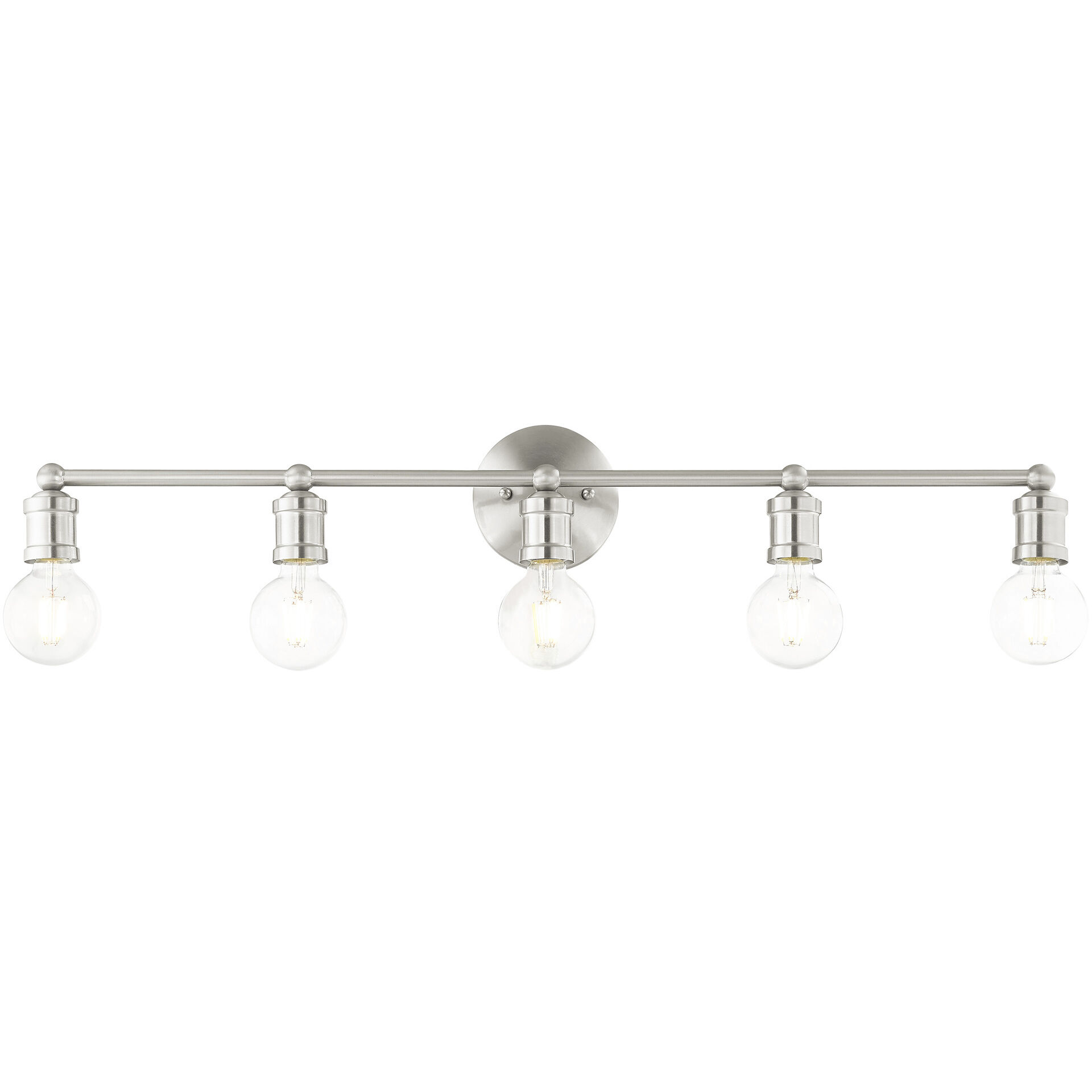 Lansdale 5 Light 34 inch Brushed Nickel Vanity Sconce Wall Light