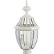 Monterey 2 Light 22 inch White Outdoor Post Top Lantern