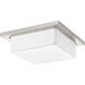 Transit LED 11 inch Brushed Nickel Flush Mount Ceiling Light