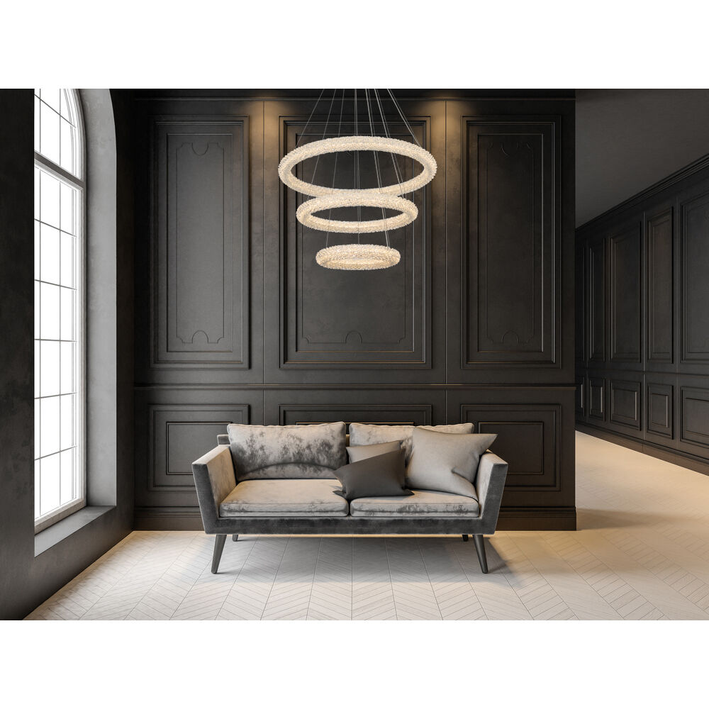 Bowen 3 Light 32 inch Chrome Chandelier Ceiling Light