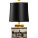 Wildwood 19 inch 100 watt Cream/Black/Gold Table Lamp Portable Light