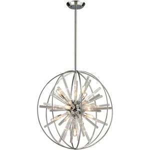 Twilight 10 Light 22 inch Polished Chrome Chandelier Ceiling Light