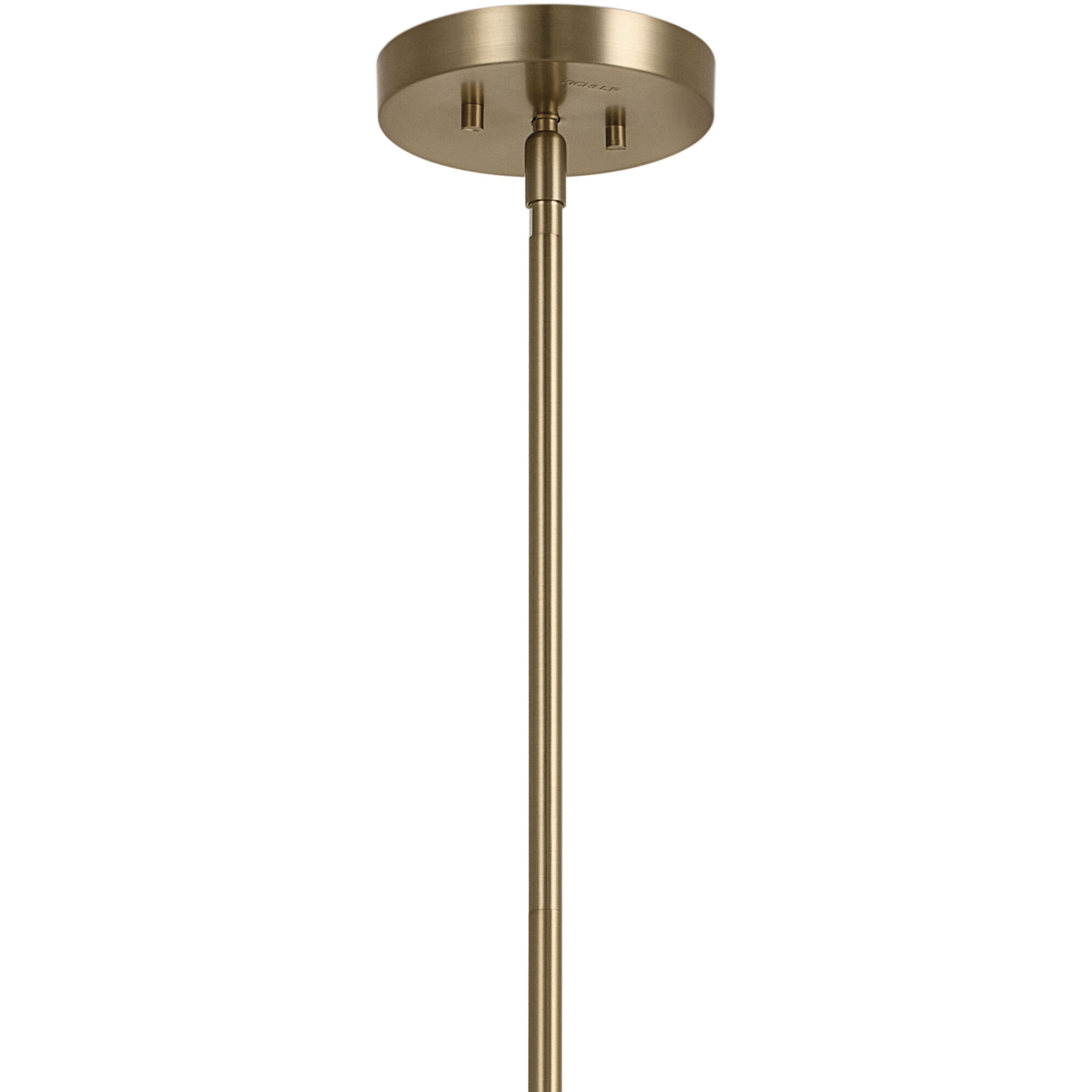 Gala LED 55.75 inch Champagne Bronze with Black Chandelier Ceiling Light