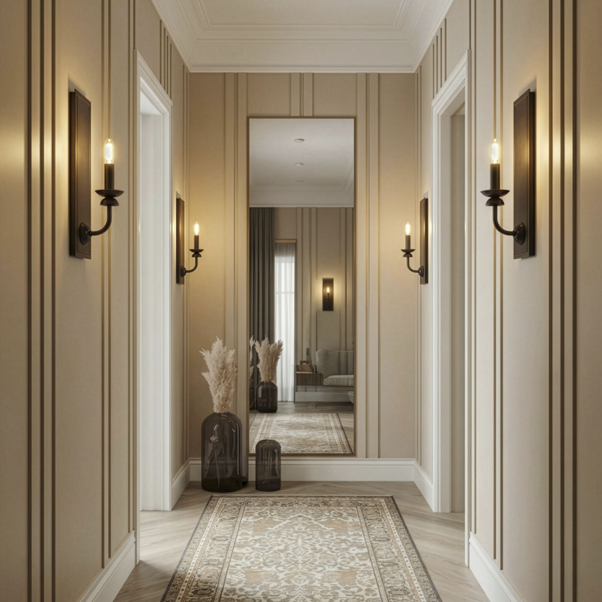 William 1 Light 4.5 inch Deep Patina Bronze Wall Sconce Wall Light